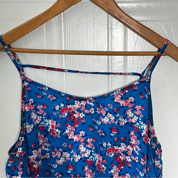 Pixley Floral Tank Top L – Boho Cami Summer Top Made in USA - Picture 3 of 7